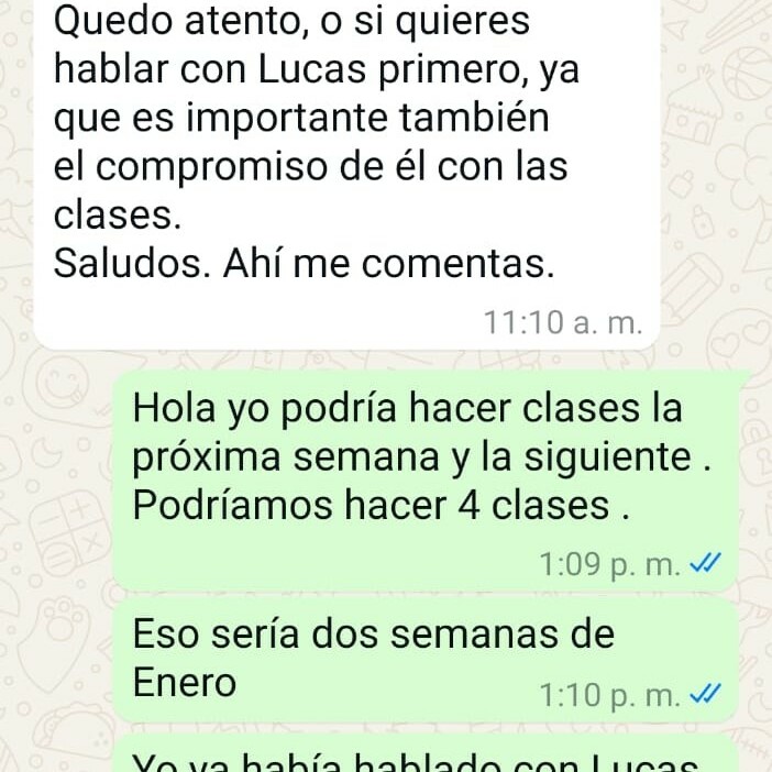 Testimonio de apoderado 6