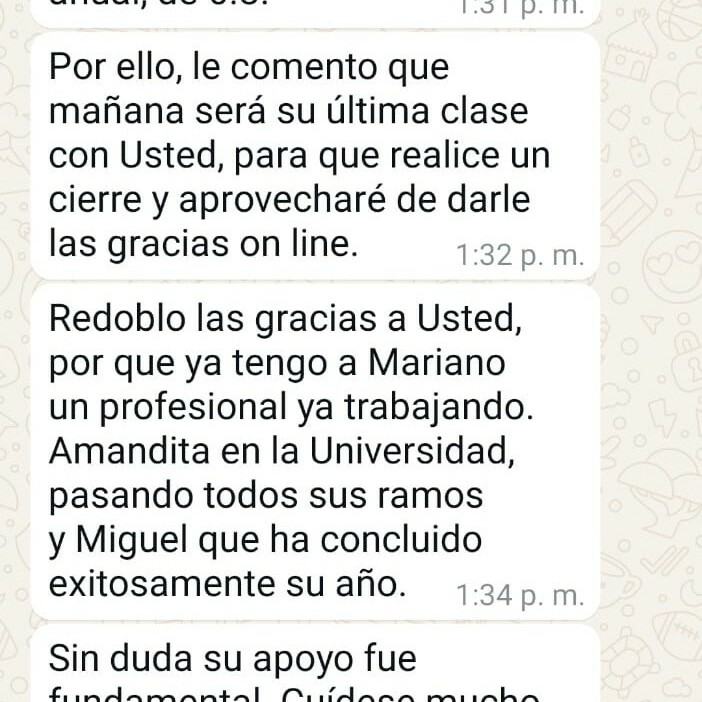 Testimonio de apoderado 1